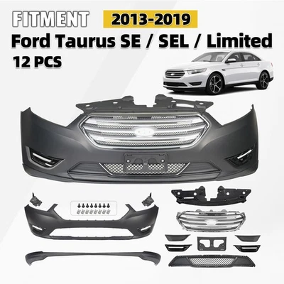 Front Bumper Cover Grille Assembly For 2013-2019 Ford Taurus SE | SEL | Limited - Image 1 of 4