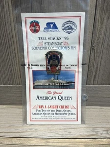 Tall Stacks Steamboat 95 Souvenir Collector Pin The Grand American Queen - Picture 1 of 4