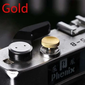 Silver For Hasselblad Leica Fuji Camer Copper Camera Shutter Release Button - Picture 1 of 8