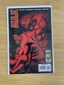 HULK #6 - RED HULK VARIANT JEPH LOEB ED MCGUINNESS DEXTER VINES  1ST PRINT - Picture 1 of 5