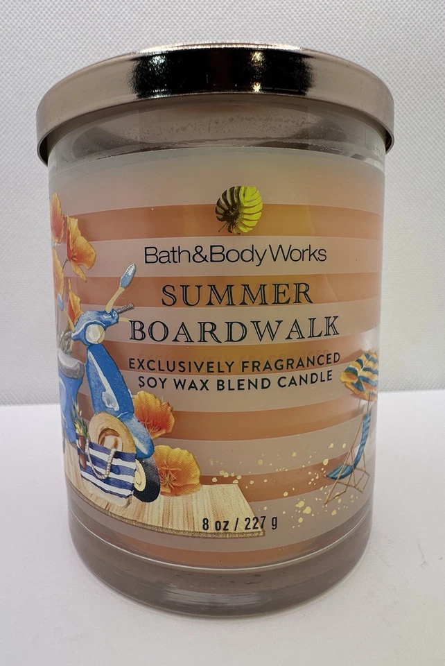 Vela de 8 OZ Bath & Body Works Summer Boardwalk Foto 1 de 1