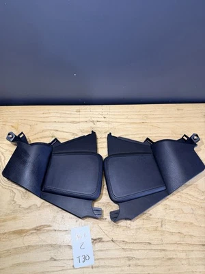 2006 Nissan 350Z Coupe Center Console Knee Pad Trim Panels Pair Black OEM KW67 - Image 1 of 4