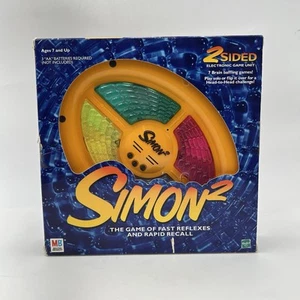 VINTAGE SIMON 2 Milton Bradley Hasbro 2000 Electronic Game Tested WORKING - Picture 1 of 8