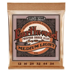 Cuerdas de guitarra acústica de bronce fósforo ligero medio Ernie Ball Earthwood - 12-5 - Imagen 1 de 1