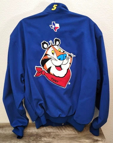 Terry Labonte #5 Kellogs Tony the Tiger Racing Jacket Mens XXL NASCAR JH Design Cover