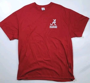 Alabama Football Mens XL Iron Bowl Champions Short Sleeve NCAA     - Picture 1 of 5