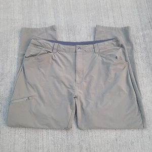 Patagonia Hiking Pants Mens Size 40 Khaki Tan Fishing Lighweight Outdoors  - Picture 1 of 19