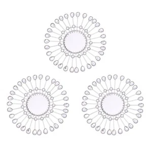 Silver Mirrors Maximalist Decor Wall Accents Hanging Decor Metal MirrorSmall ... - Picture 1 of 9