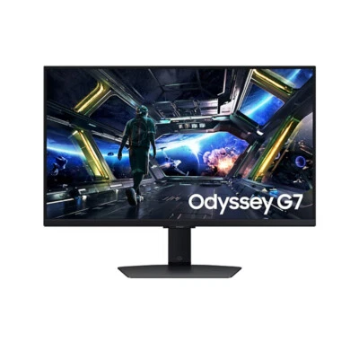 Samsung Odyssey G70D 27" 4K Ultra HD 144Hz AMD FreeSync 1ms Flat Gaming Monitor - Image 1 of 4