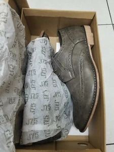 Brand New Men's J75 Farley Wingtip Oxfords Size 10 in Taupe - Picture 1 of 7