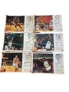 BOSTON CELTICS CITGO Basketball Mike Wimmer Posters Prints Lot Of 6 1989 Vintage - Picture 1 of 10