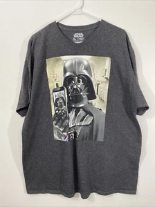 Star Wars Darth Vader Selfie XL Mens T-Shirt - Picture 1 of 8