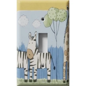 SnazzySwitch Zebra/Giraffe Decorative Light Switch Plate Cover - Picture 1 of 24