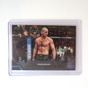 2024 Topps UFC Knockout Sean Strickland Inside The Octagon Black Parallel /10 - Picture 1 of 3