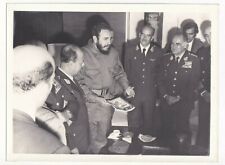CUBAN FIDEL CASTRO & PRESIDENT VELASCO ALVARADO PERU 1971 KORDA Photo Y 284