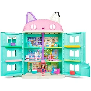 Casa de muñecas Gabby's, casa de muñecas Purrfect con 15 piezas incluyendo figuras de juguete, - Imagen 1 de 9
