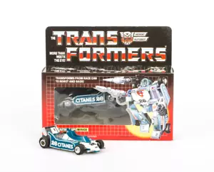 TRANSFORMERS G1 Reissue Mirage Blue / Clear Black/Gold Red Free SpeedPAK Ship - Picture 1 of 28