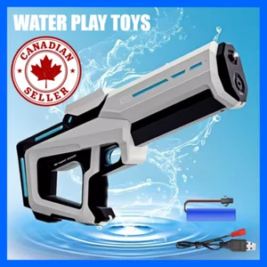 Electric Water Gun for Kids Fully Automatic Rechargeable Water Blaster Toy - Picture 1 of 5