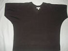 New Coldwater Creek Black/Brown/Green Size 1X (16W-18W) Relaxed V-Neck Sweater