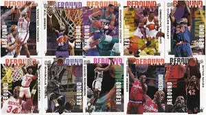 1994-95 Ultra Rebound King Complete 10 Card Set - Picture 1 of 2