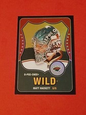 2010-11 O-Pee-Chee Black Rainbow #613 Matt Hackett #/100 Minnesota Wild 