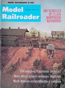 MODEL RAILROADER Magazine August 1976 Irv Schulz's St. Clair Northern Revisited - Picture 1 of 2