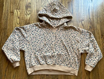 Sudadera con capucha Abercrombie Fitch Soft AF Essential para mujer talla mediana camuflaje estampado animal Foto 1 de 4