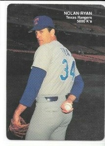 1990 Mother's Cookies Nolan Ryan 5000 K Set #3 Rangers