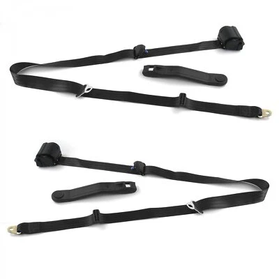Standard 3pt BK Retract Seat Belt Kit Sold as a Pair Fits Ford 1967-1979 Truck   - Image 1 of 4