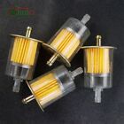 4pcs Universal Car Motorcycle Inline Gas Oil Fuel Filter For Line 9mm Hose