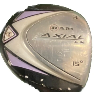 Ram Axial LX 3 Wood 15* RH Ladies Graphite 41.5" Factory Grip Nice Single Club - Image 1 of 4