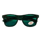 Retro 50's 60's 80's Unisex Toddler Boys Girls Sunglasses Green Black Check UV