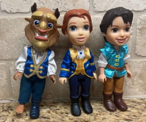 Disney Petite Prince 6" Flynn Rider Die Schöne und das Biest Adam Figur Puppe - Bild 1 von 10