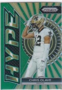 Chris Olave 2023 Prizm Fútbol HYPE Verde Inserto Prizm #H-7 New Orleans Saints - Imagen 1 de 1