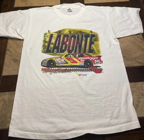 Vintage 1999 Terry Labonte #5 Kellogg T-Shirt - Large Cover