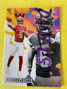 👉 JAYDEN DANIELS Rookie 👈 2024 Panini Rookies & Stars | Washington RC - Picture 1 of 2