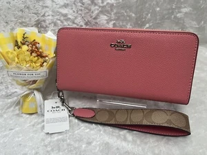 NWT COACH Long wallets for women Zip Around C427 Brand New With Tags - Picture 1 of 10