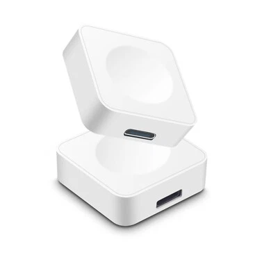 Portable 2 Port Charger Dock Magnetic Wireless Charger For Apple Watch 9 8 7 6 5 - Image 1 of 4