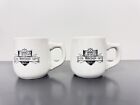 Set Of 2 Vintage White Castle Coffee Cup Mugs Ashtray Bottom Buy Em By The Sack