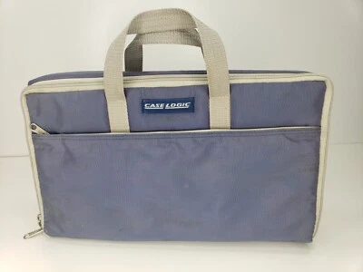 Vintage Case Logic 30 Cassette Tape Zippered Storage Carrying Case w/ Handle - Image 1 of 4