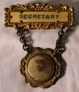 Vintage Firemen's Association Medal - Secretary - Picture 1 of 5