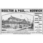 BOLTON & PAUL of Norwich Victorian Advertisement 1898