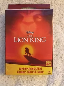 Disney The Lion King Jumbo Playing Cards Ages 4+ - Picture 1 of 2