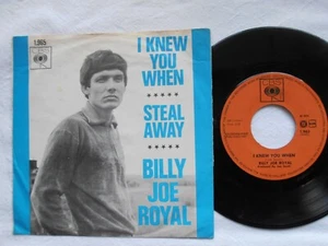 Billy Joe Royal I Knew You When / Steal Away,CBS 1.965,Holland Pressung von 1965 - Bild 1 von 2