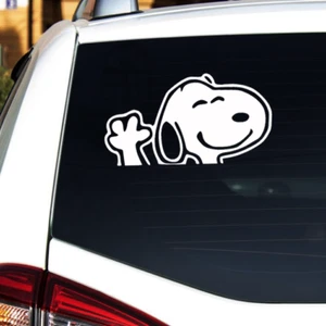 Snoopy Peanuts WALL ART-Decal/Sticker-CHOOSE SIZE&COLOR-Laptop-Tablet-D2 - Picture 1 of 3