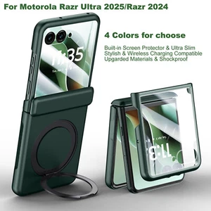 For Motorola Razr/Razr Ultra 2025 Hard PC Case with Screen Protector Hinge Cover - Picture 1 of 16