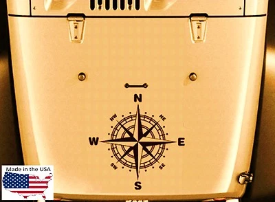 Calcomanía de vinilo Traveler COMPASS capó coche camión furgoneta 20" x 20" (se adapta a Jeep Wrangler) Foto 1 de 4