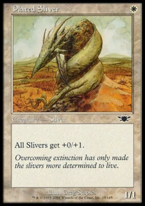MTG PLATED SLIVER EXC - TRAMUTANTE CORAZZATO - LEG - MAGIC - Picture 1 of 1