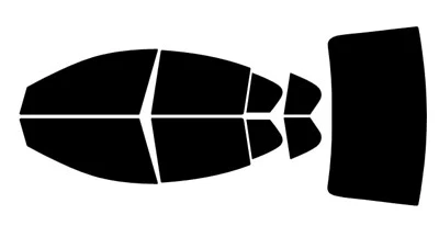 Kit de película de tinte de cerámica precortada para ventana de auto para Chevrolet Cruze sedán 2010-2015 Foto 1 de 4