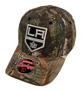 Zephyr NHL Los Angeles Kings “Stix” Realtree Curved Bill Adjustable Camo Hat NWT - Picture 1 of 6